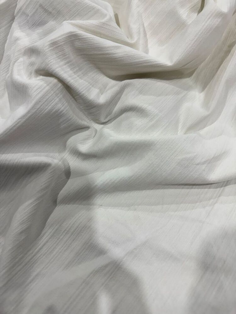 F D Snow Fall Lycra Garment Fabric - Attributes: Washable