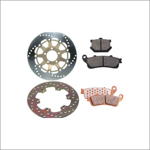 Rear Brake Pads - Color: Black