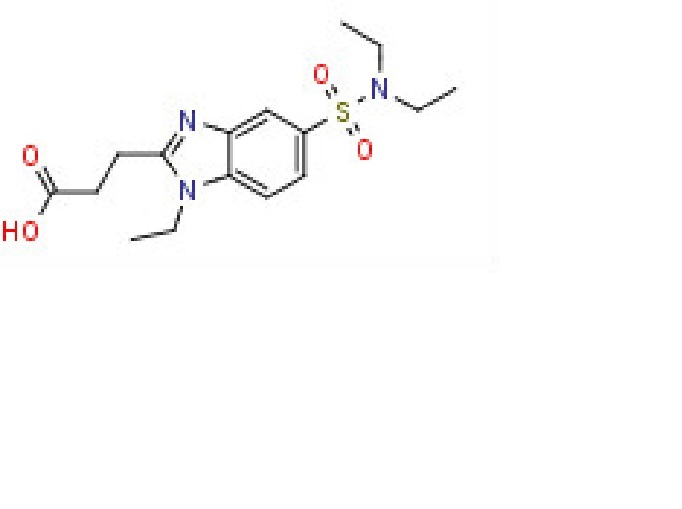 3-(5-Diethylsulfamoyl-1-ethyl-1h-benzoimidazol-2-yl)-propionic acid