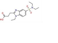 3-(5-diethylsulfamoyl-1-ethyl-1h-benzoimidazol-2-yl)-propionic Acid - Cas No: 735322-09-5