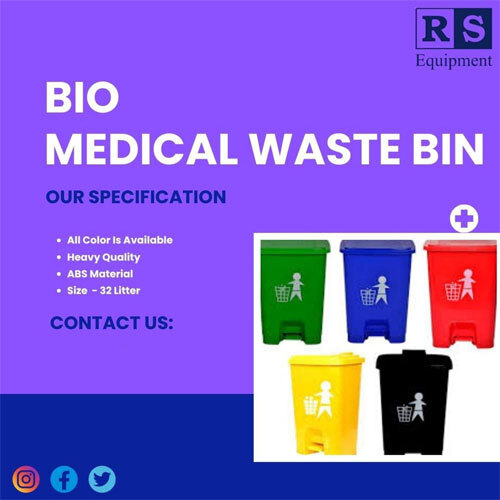 Bio Medical Waste Bin 32Ltr