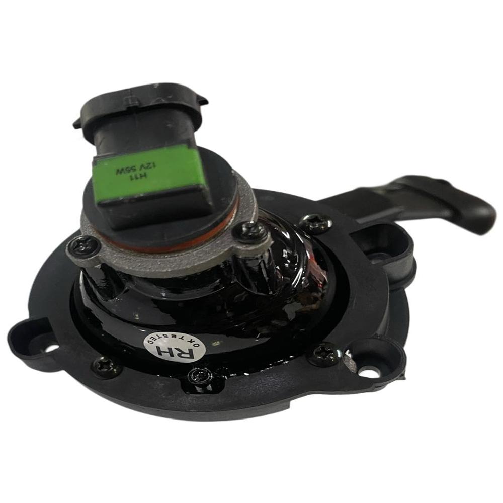 K D Projector Fog Lamp Set with Covers for Maruti Swift 2024-NOW, Black (WHITE HALOGEN BULB)