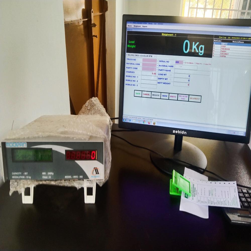 Analog Weighbridge Indicator - Material: Ms