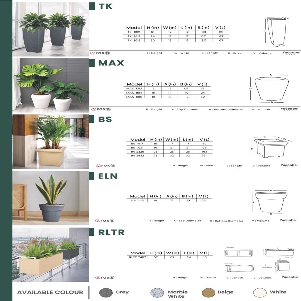 Polymer Plastic Fiber Pot and Planterbox Manufacturing Company in Kolkata