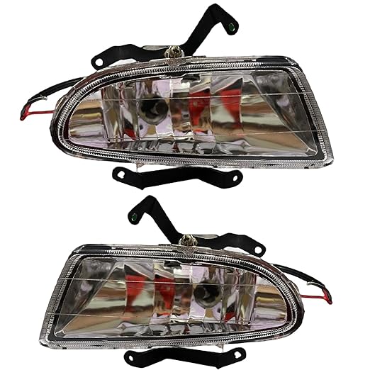 K D Fog Lamp Set For Hyundai Accent (Pair) With Bulb 1999-2008, Halogen
