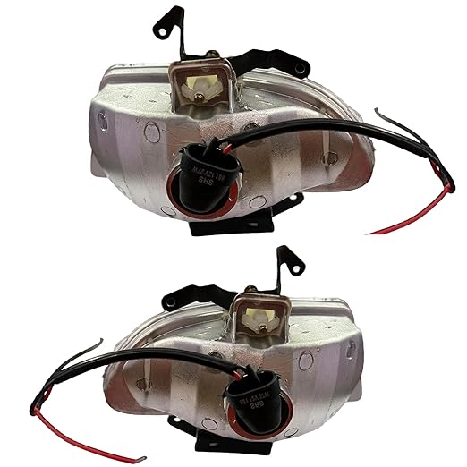 K D Fog Lamp Set For Hyundai Accent (Pair) With Bulb 1999-2008, Halogen