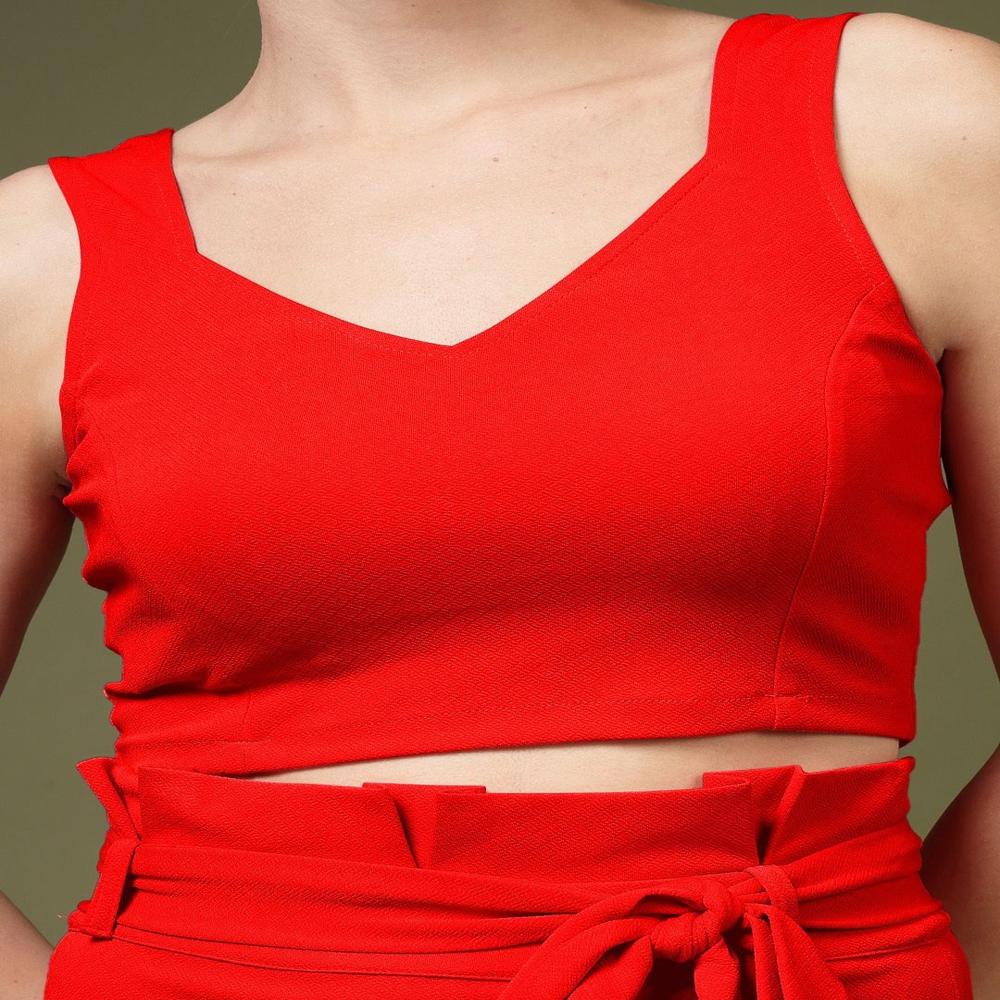 Sweetheart Neck Crop Top