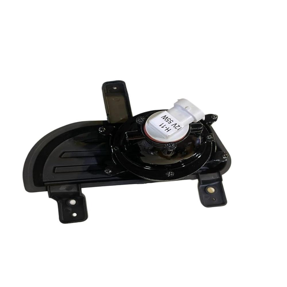 K D Projector Fog Lamp Set For Mahindra Bolero Neo 2021-onwards With Cover Bracket (White Halogen Bulb)
