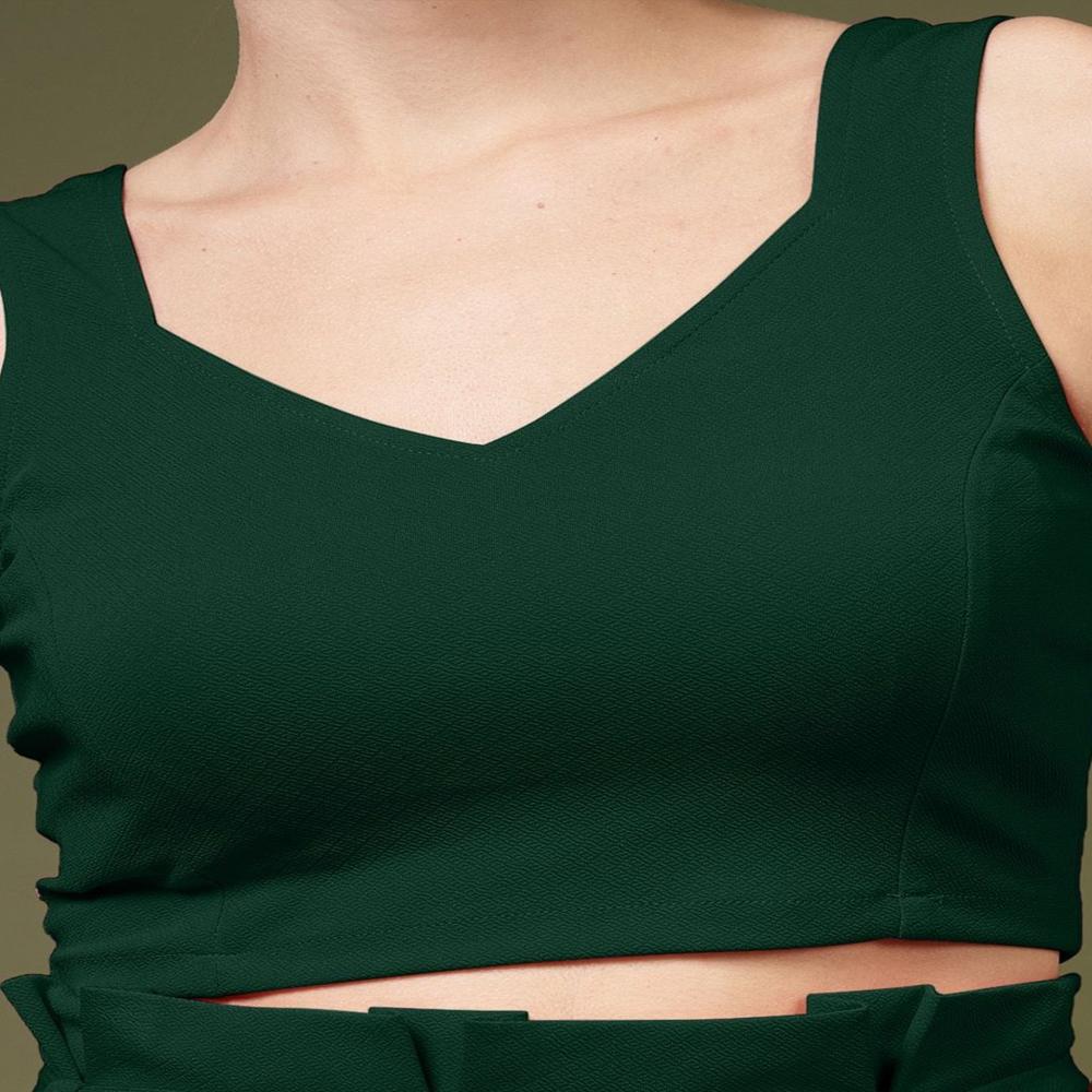 Sweetheart Neck Crop Tank Top