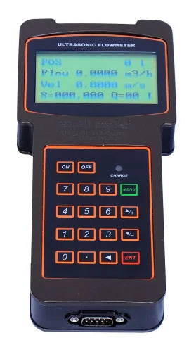 Handheld Ultrasonic Flow Meter - Accuracy: +- 1 %