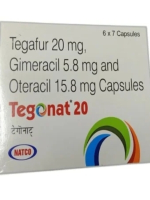 Tegafur 20 mg,Gimeracil 5.8 and oteracil 15.8 mg capsule