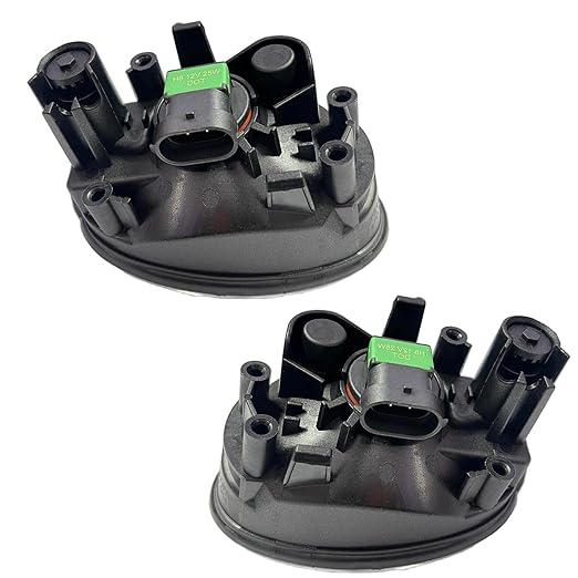 K D Fog Lamp Set For Honda Amaze 1st Generation Facelift/brio 1st Gen F/l With Bulb, Wiring & Kit (Pair) 2016-2018 (Type 2) - Color: Yellow