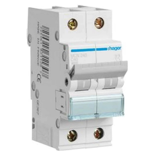 Single Pole Hager 6A Mcb - Color: White