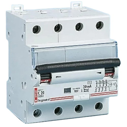 Double Pole Legrand Rcbo - Color: White