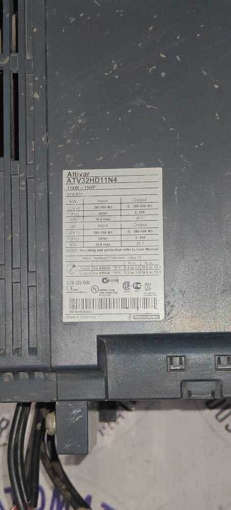 Schneider Atv32hd11n4 - Used Variable Speed Drive | Compact Design, Versatile Performance, Ideal For Industrial Applications