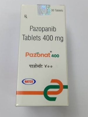 Pazopanib 400 Mg Tablet - Origin: India