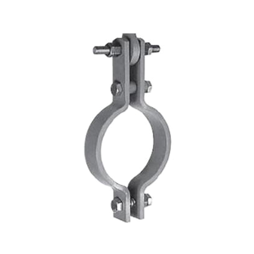 Standard Three Bolt Pipe Clamp - Color: Grey