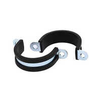 U-strap Clamp With Epdm Rubber - Color: Silver