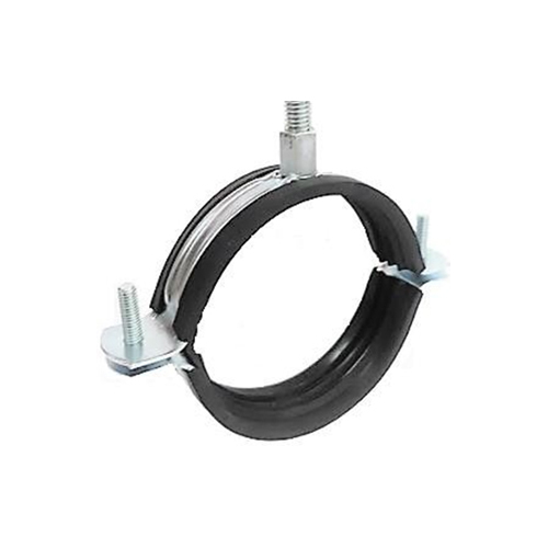 Epdm Rubber Lined Split Clamp - Color: Silver