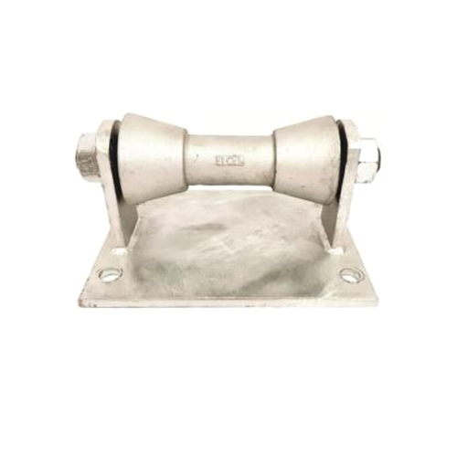 Cast Iron Short Roller Stand - Color: Silver