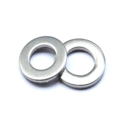 Flat Round Washer - Stainless Steel, Customized Sizes, Polished Finish, Silver Color | Reliable Load Distribution for Industrial Applications