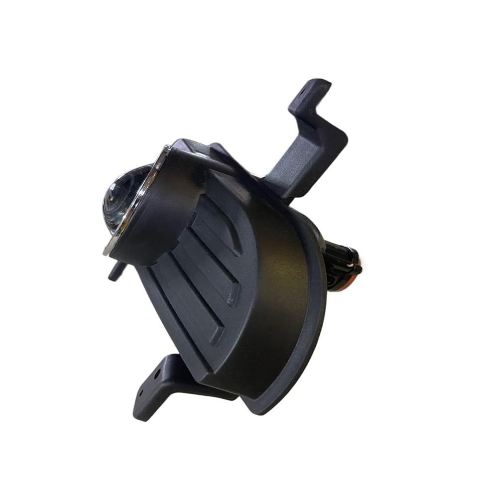 K D Projector Fog Lamp Set For Mahindra Scorpio Mhawk/verito, 2008-2017 Model Pair (White Halogen Bulb) - Color: White