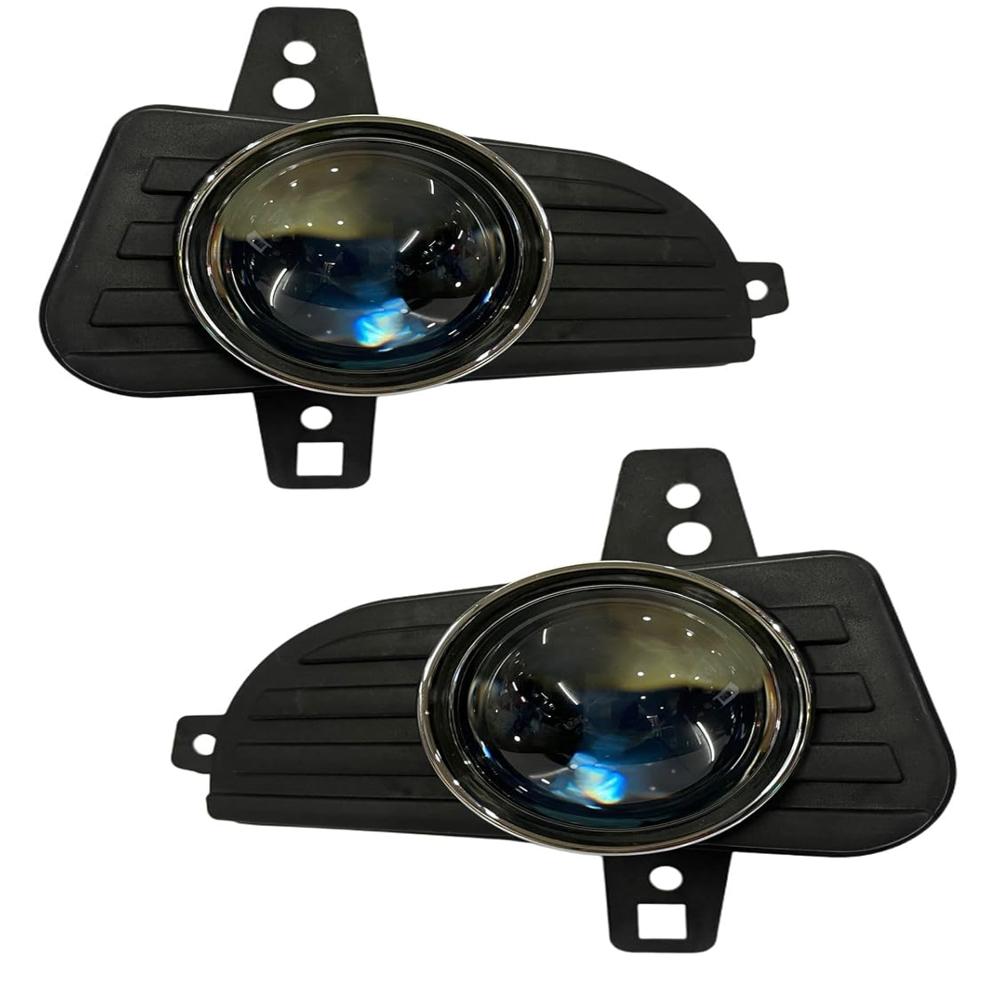 K D PROJECTOR Fog Lamp Set for Mahindra Scorpio Classic Pair, 2022-Onwards (WHITE HALOGEN BULB)
