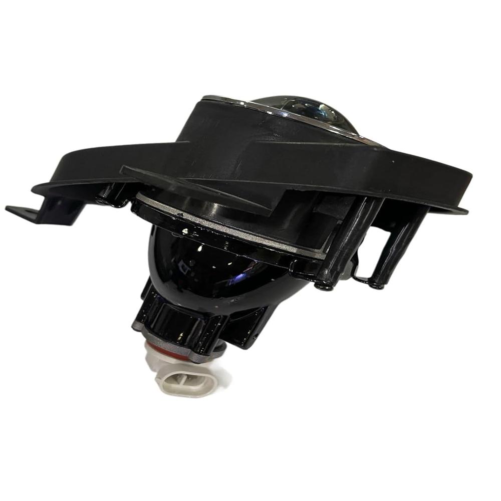 K D Projector Fog Lamp Set For Mahindra Scorpio Classic Pair, 2022-onwards (White Halogen Bulb) - Body Material: Plastic