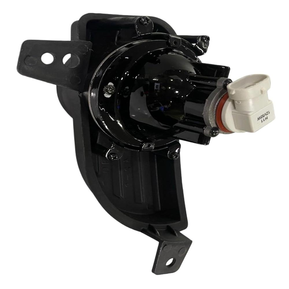 K D Projector Fog Lamp Set For Mahindra Scorpio Classic Pair, 2022-onwards (White Halogen Bulb) - Body Material: Plastic