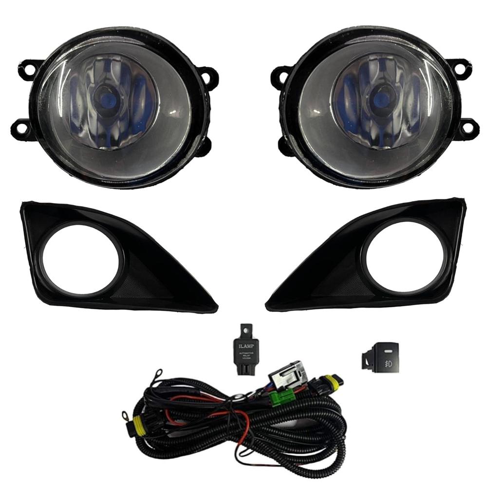 K D Fog Lamp Set for Toyota Corolla Altis Type 1 (PAIR) With BULB 2008-2011 (Complete Kit