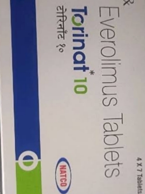 Everolimus 10 Mg Tablets - Origin: India