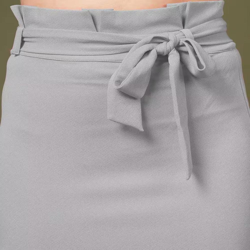 Crop Top with Skirt Set
