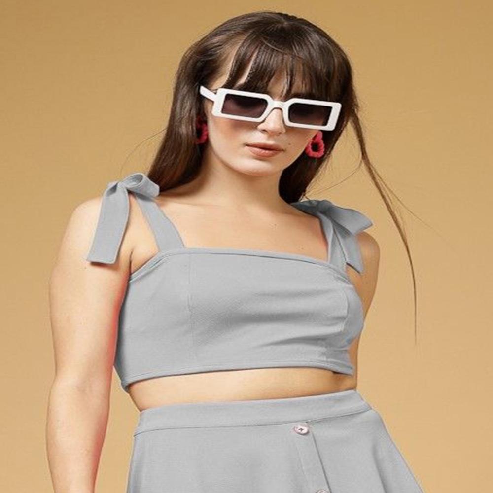 Square Neck Crop Top