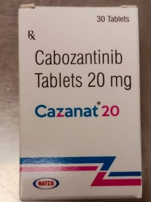 Cabozantinib 20 Mg Tablets - Origin: India