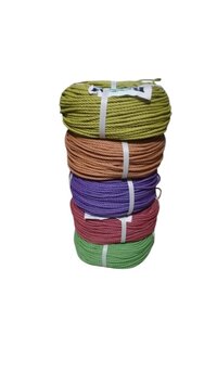 Plastic Twisted Cord - Color: Yellow