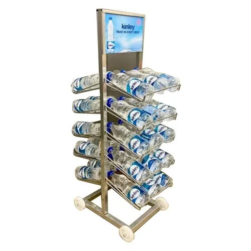 Water Bottle Floor Display - Features: High Quality