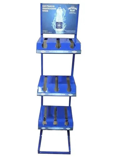 Imperial Blue Water Bottle Display Stand - Features: High Quality