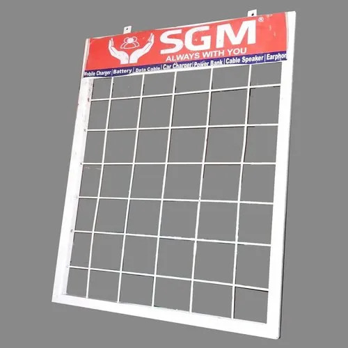 Mobile Accessory Grid Display Stand - Features: High Quality