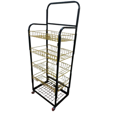 Black Yellow Display Rack - Capacity: 10 Kg Kg