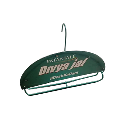 Mild Steel Bottle Hanger - Color: Green