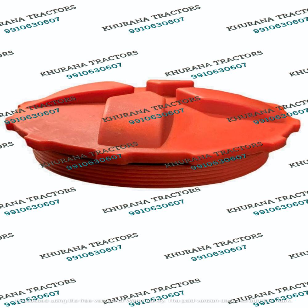 Transit Mixer Hydraulic Filter Assembly Cap - Color: Red