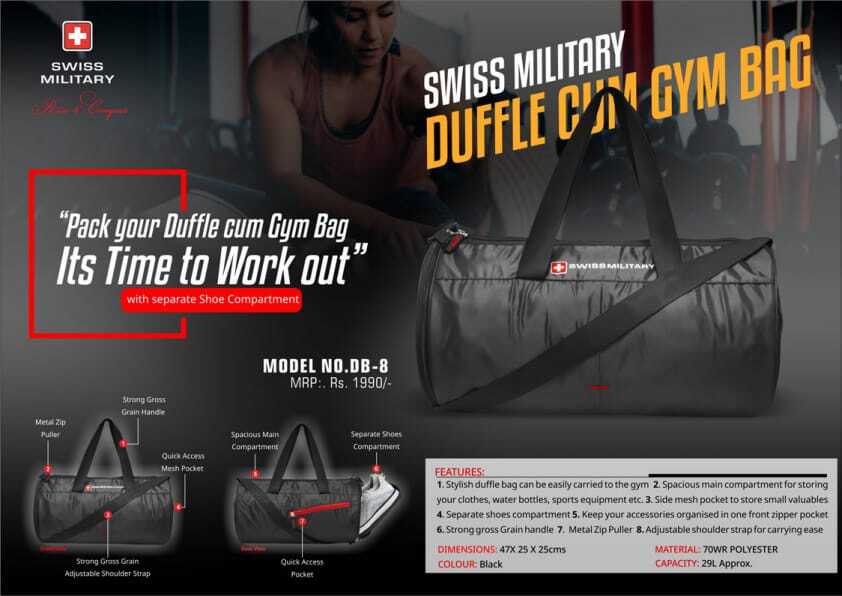 Duffle Cum Gym Bag