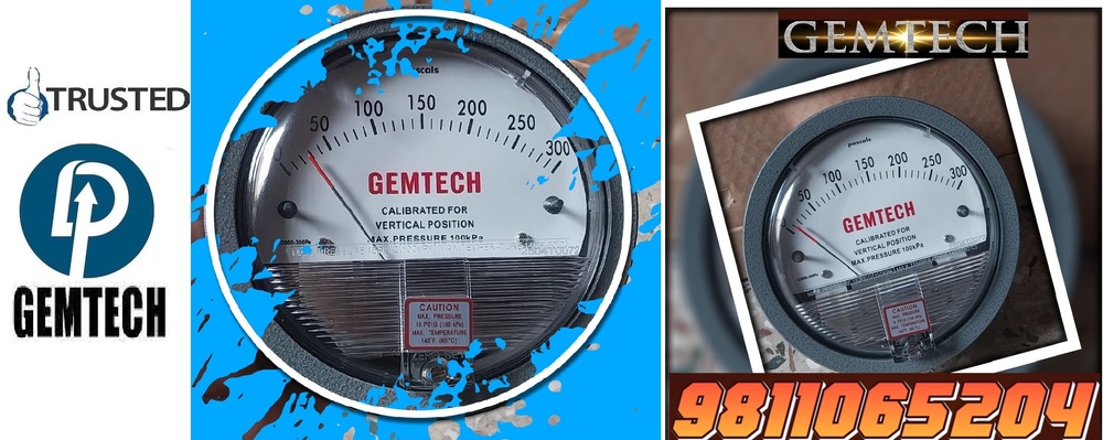 'Popular Brands Across India GEMTECH' Differential Pressure Gauge Near Verna Industrial Area (Goa)