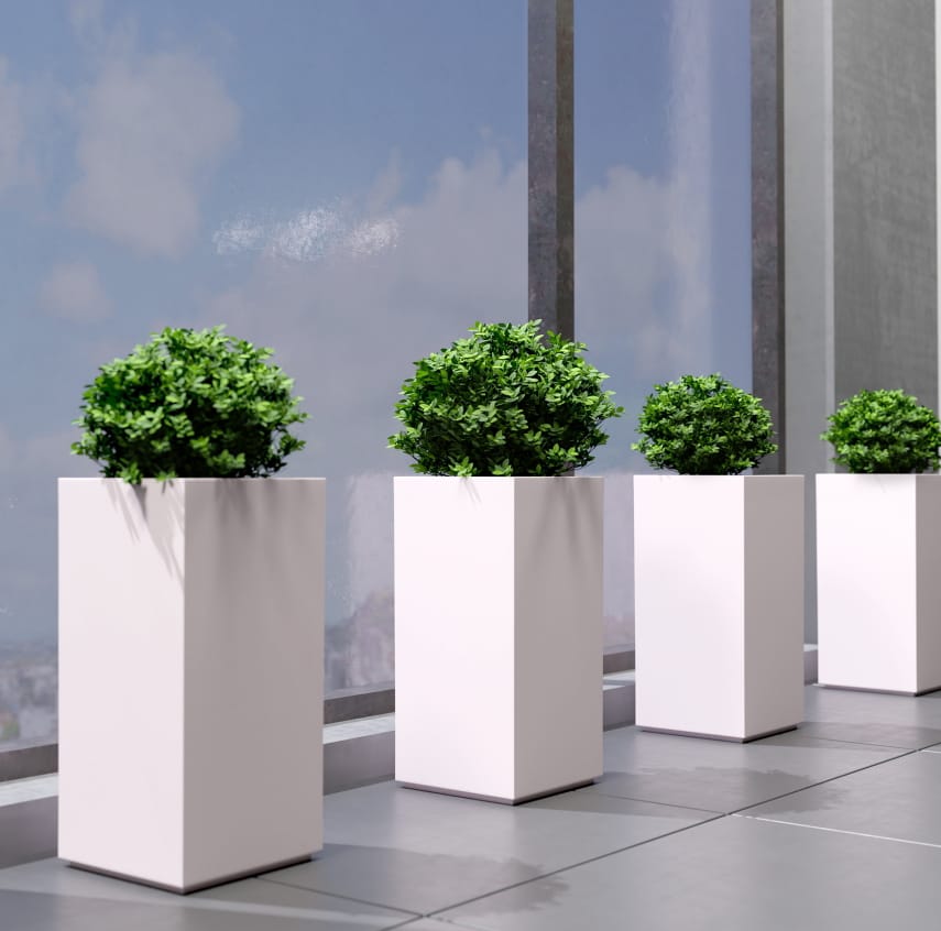 Polymer Plastic Fiber Plant and Flower Pots and Planter Manufacturer Dealer and Whole Seller in Kolkata