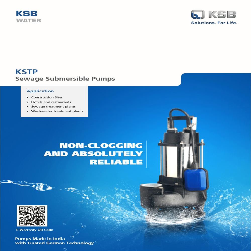 KSB - KSTP Sewage Submerisble Pumpset