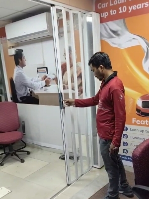 Aluminium And Pvc Folding Door - Application: Residences