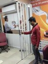 Aluminium and pvc folding door