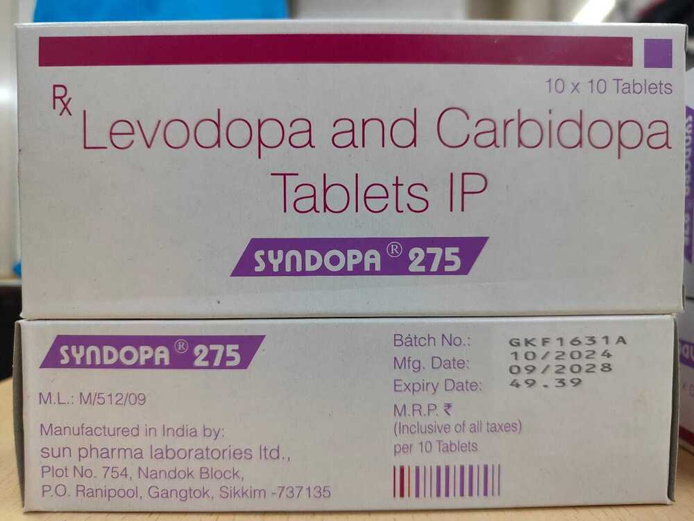 Levodopa Carbidopa - Physical Form: Tablets