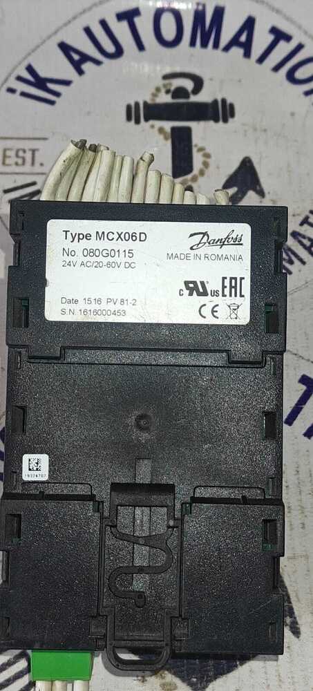 Danfoss Mcxo6d - Polycarbonate, 130x70x35 Mm, Grey, Programmable Logic Hvac Control, 6 Relays, Ip65 Protection