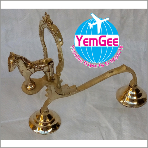 Brass Temple Aarathies - Color: Golden